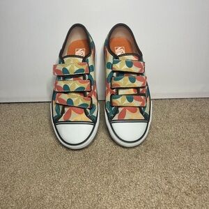 Vans, Prison Issue, Floral-Pattern, Size 6